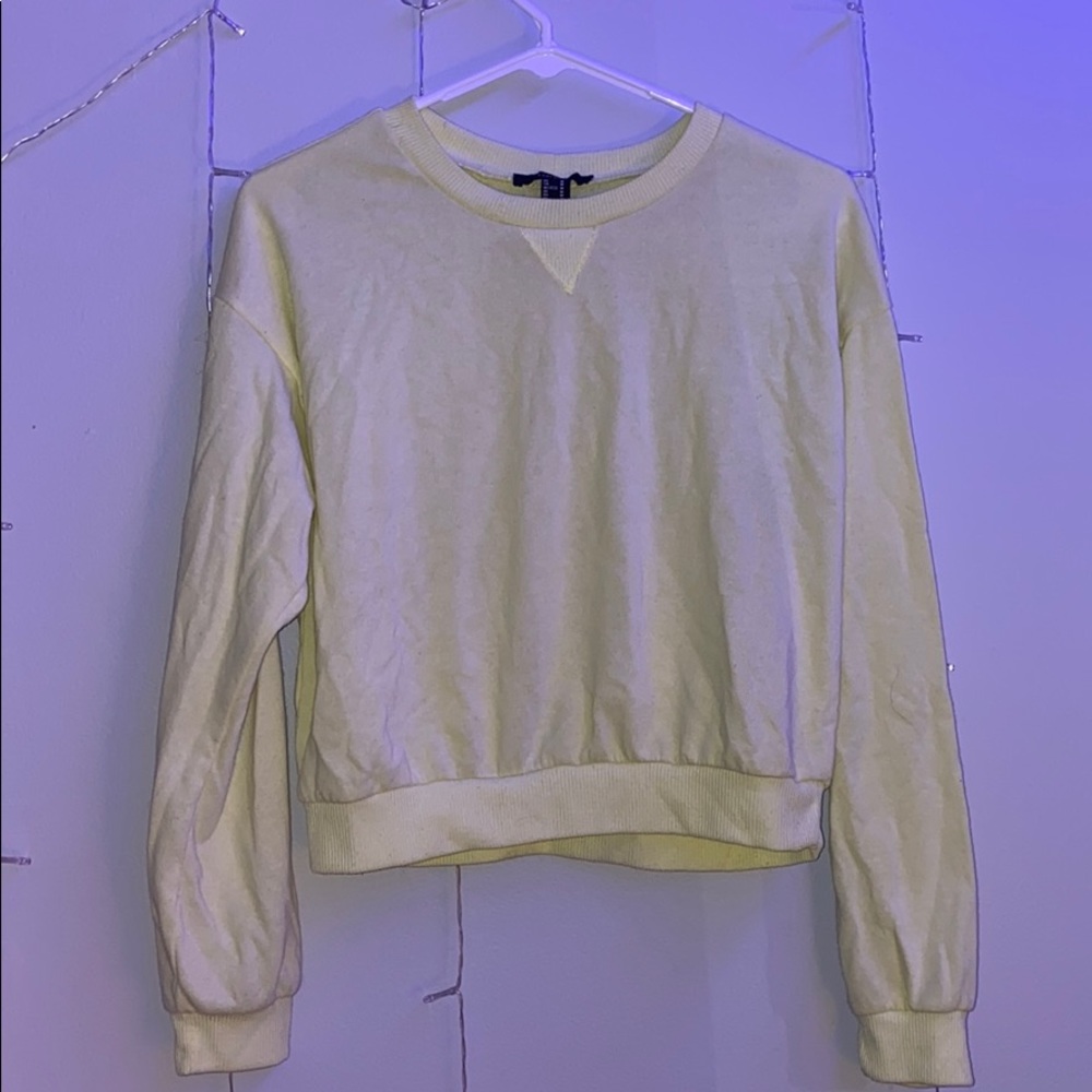 Yellow Forever 21 Medium Sweatshirt